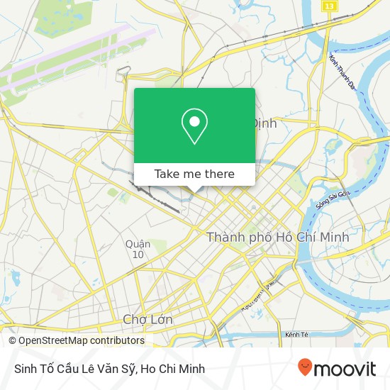 Sinh Tố Cầu Lê Văn Sỹ map