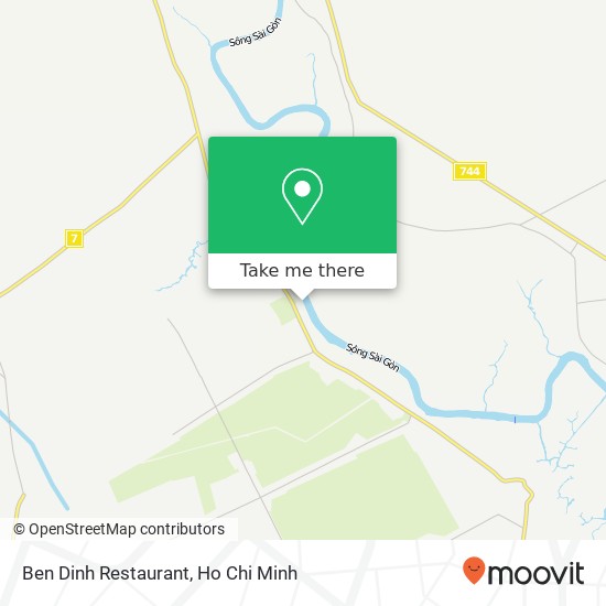 Ben Dinh Restaurant map