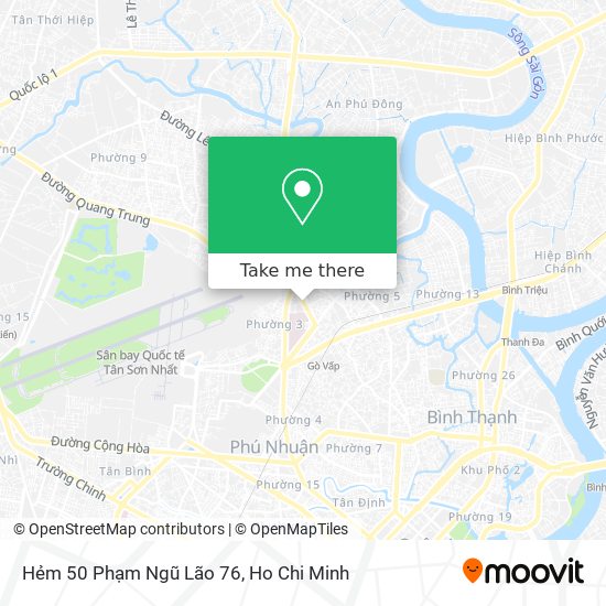 Hẻm 50 Phạm Ngũ Lão 76 map