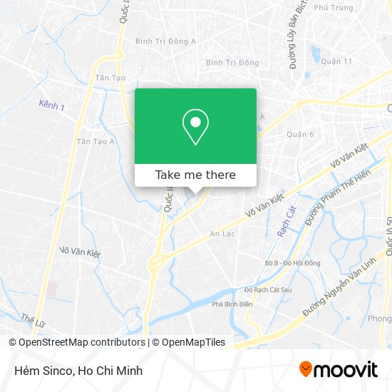 Hẻm Sinco map