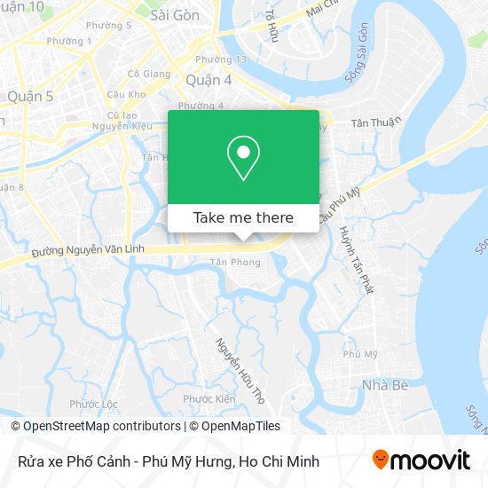 Rửa xe Phố Cảnh - Phú Mỹ Hưng map