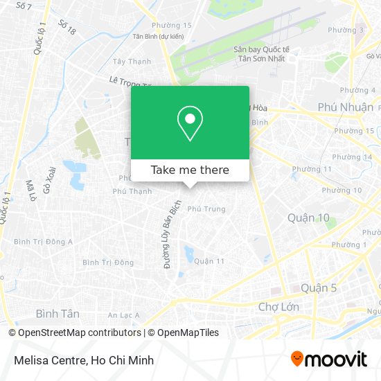 Melisa Centre map