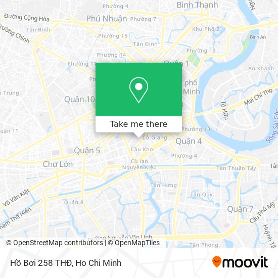 Hồ Bơi 258 THĐ map