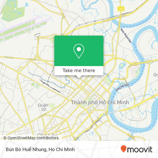 Bún Bò Huế Nhung map