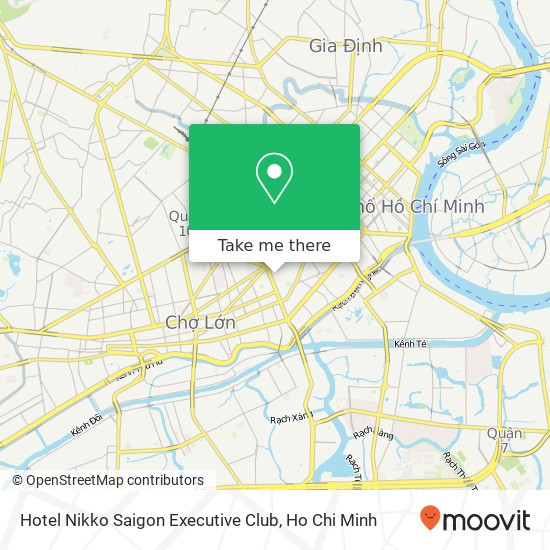 Hotel Nikko Saigon Executive Club map