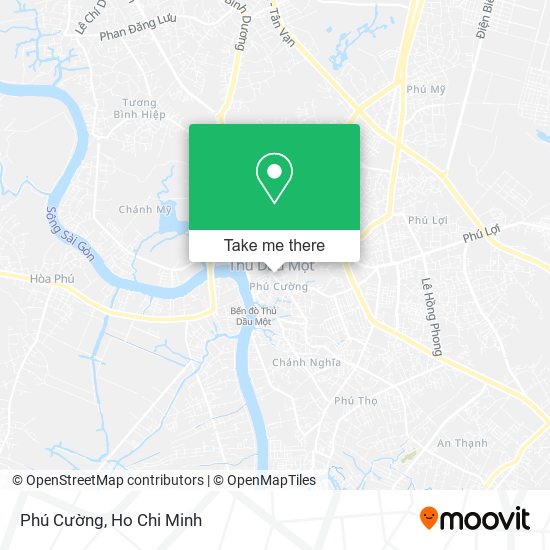 Phú Cường map