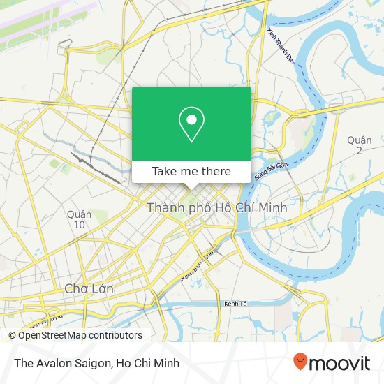 The Avalon Saigon map