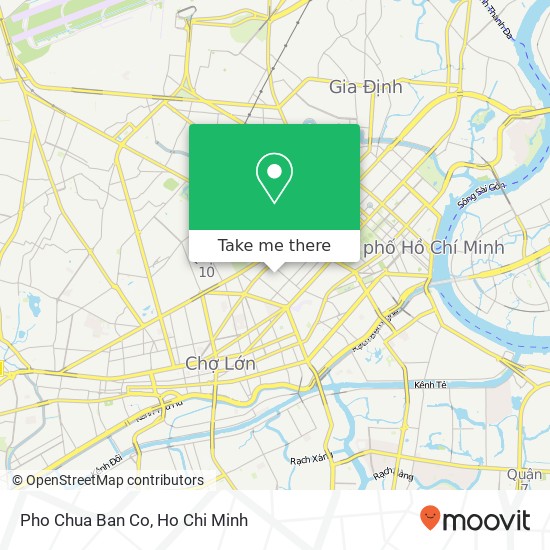 Pho Chua Ban Co map