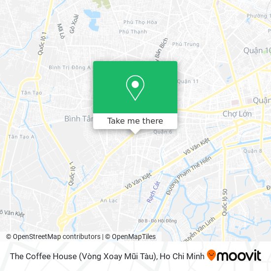 The Coffee House (Vòng Xoay Mũi Tàu) map