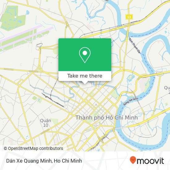 Dán Xe Quang Minh map