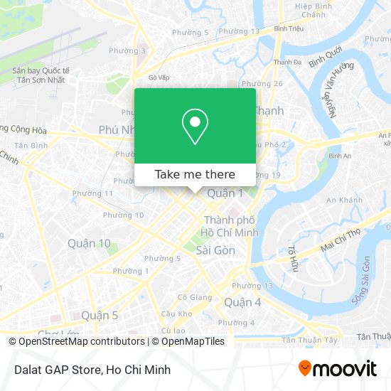 Dalat GAP Store map