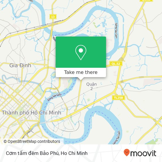 Cơm tấm đêm Bảo Phú map