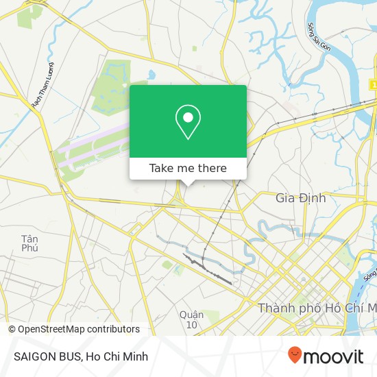 SAIGON BUS map