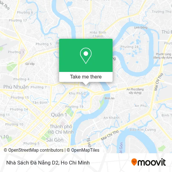 Nhà Sách Đà Nẵng D2 map