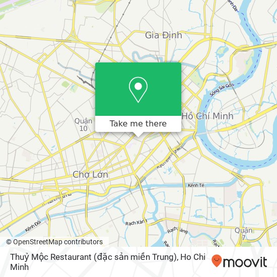 Thuỷ Mộc Restaurant (đặc sản miền Trung) map