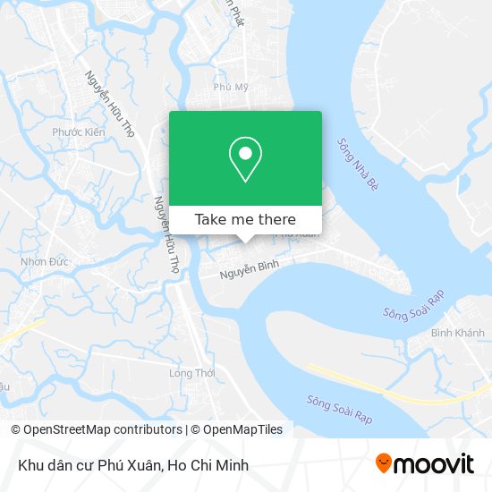 Khu dân cư Phú Xuân map