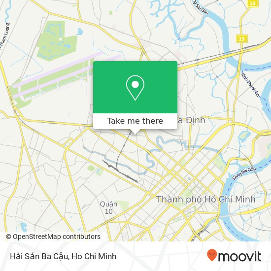 Hải Sản Ba Cậu map