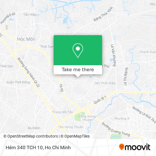 Hẻm 340 TCH 10 map