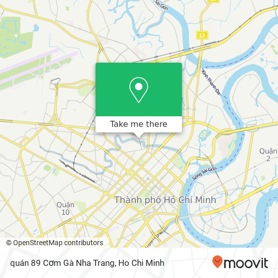 quán 89 Cơm Gà Nha Trang map