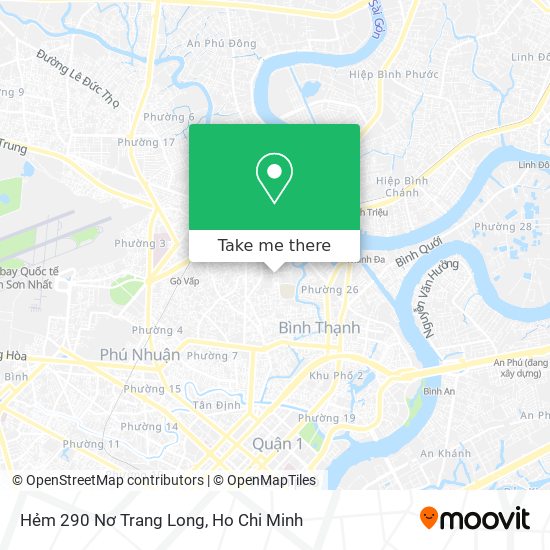 Hẻm 290 Nơ Trang Long map