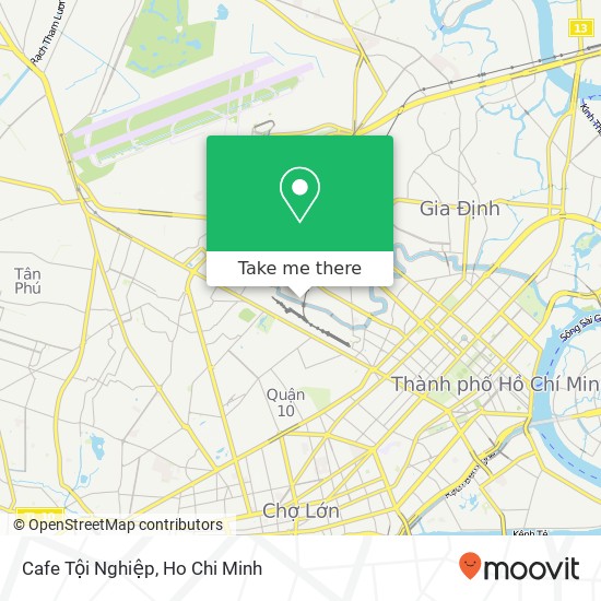 Cafe Tội Nghiệp map