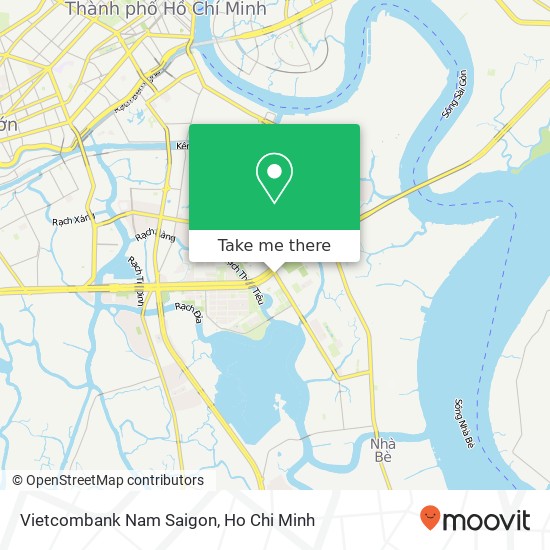 Vietcombank Nam Saigon map