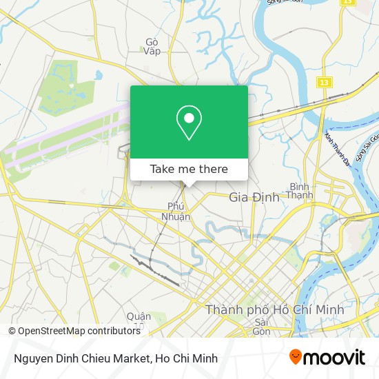 Nguyen Dinh Chieu Market map
