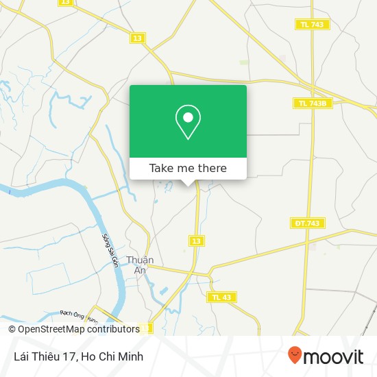 Lái Thiêu 17 map