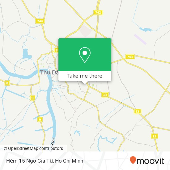 Hẻm 15 Ngô Gia Tư map