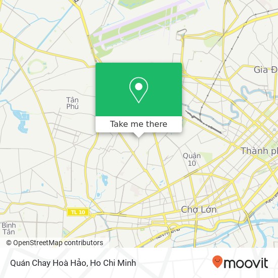 Quán Chay Hoà Hảo map