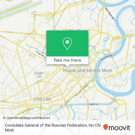 Consulate General of the Russian Federation map
