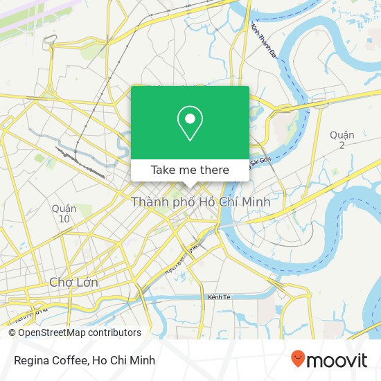 Regina Coffee map