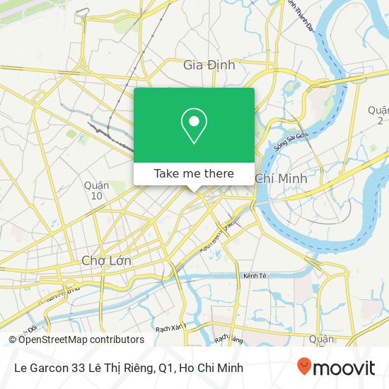 Le Garcon 33 Lê Thị Riêng, Q1 map