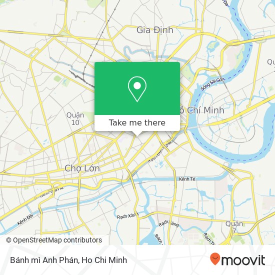 Bánh mì Anh Phán map