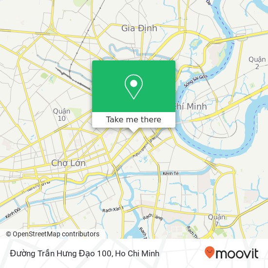 Đường Trần Hưng Đạo 100 map