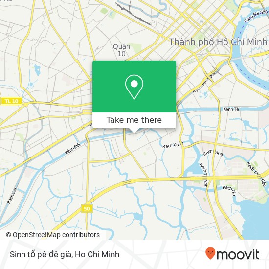 Sinh tố pê đê già map