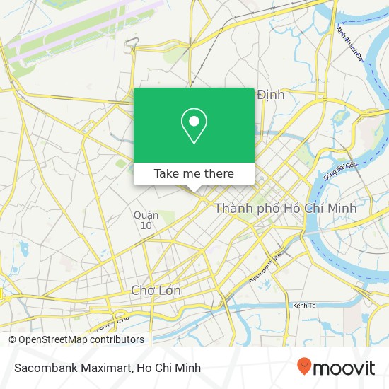 Sacombank Maximart map