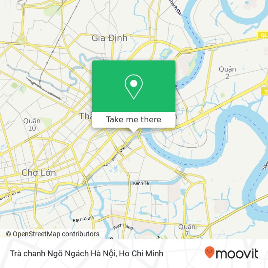 Trà chanh Ngõ Ngách Hà Nội map