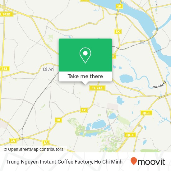Trung Nguyen Instant Coffee Factory map