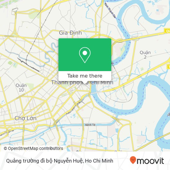 Quảng trường đi bộ Nguyễn Huệ map