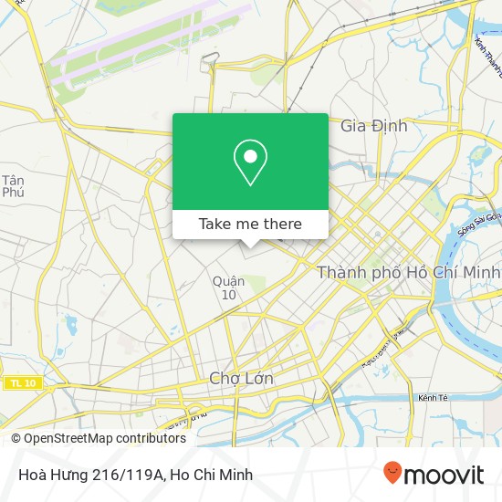 Hoà Hưng 216/119A map