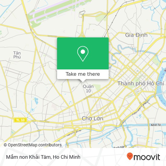 Mầm non Khải Tâm map