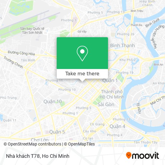Nhà khách T78 map
