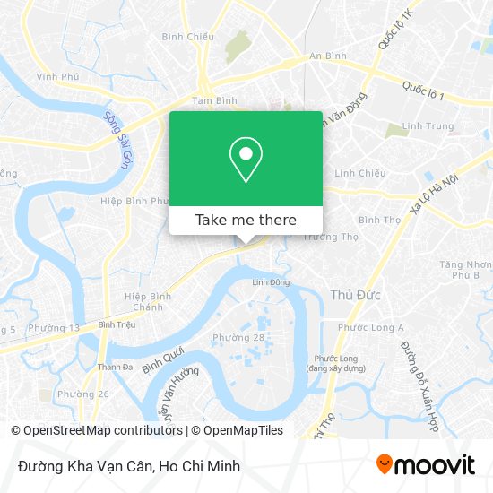 Đường Kha Vạn Cân map