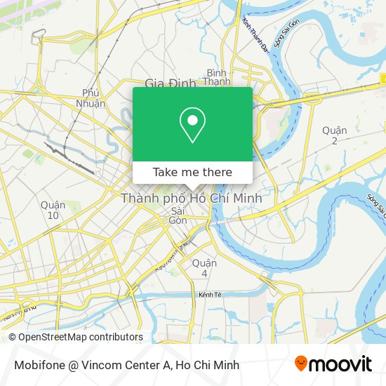 Mobifone @ Vincom Center A map