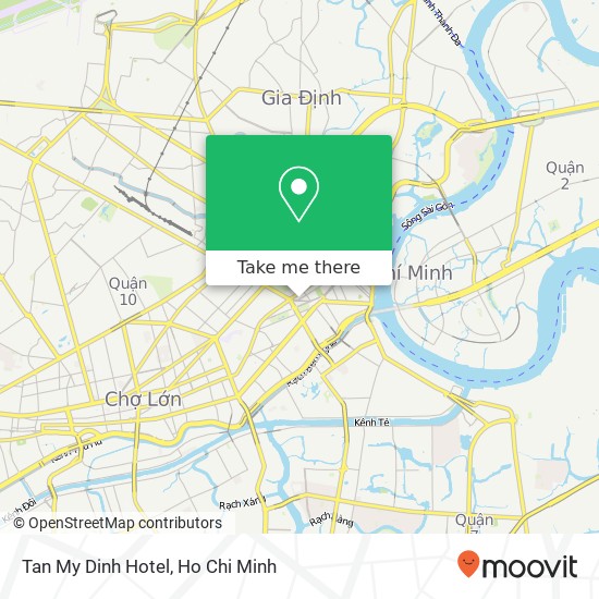 Tan My Dinh Hotel map