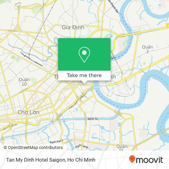 Tan My Dinh Hotel Saigon map