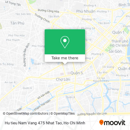 Hu tieu Nam Vang 475 Nhat Tao map