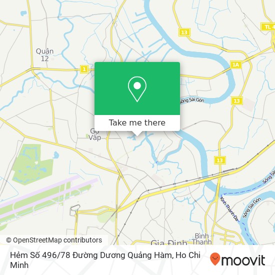 Hẻm Số 496 / 78 Đường Dương Quảng Hàm map