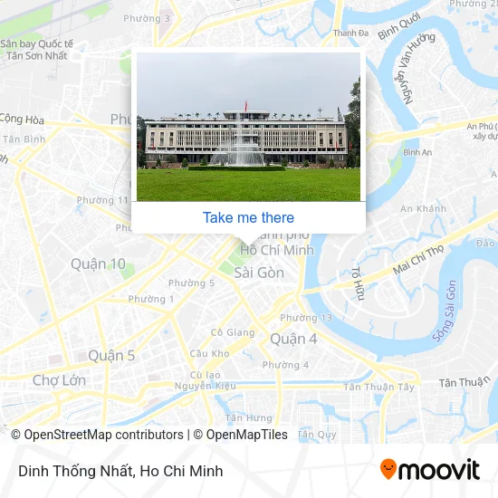 Dinh Thống Nhất map